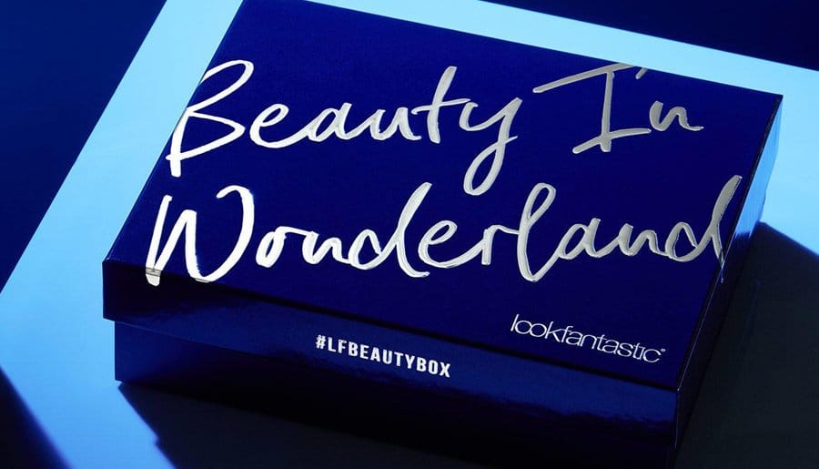 look fantastic beauty in wonderland beauty box look fantastic diciembre 2017