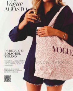 avance de los regalos revistas agosto 2025 vogue bolso