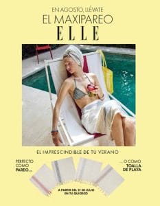 Regalos Revistas Agosto 2026 - ¡y suscripciones! 10 REGALOS REVISTAS AGOSTO 2026 ELLE TOALLA DE PLAYA MADRIDVENEK